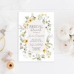 Wildflower Bridal Shower Brunch Invitation<br><div class="desc">Wildflower Bridal Brunch invitation,  trending floral spring theme</div>