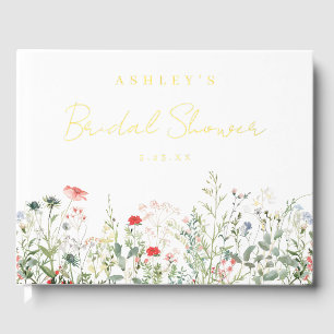 Wildflower Bridal Shower Guest Book
