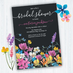 Wildflower Bridal Shower Invitation