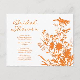 Wildflower Bridal Shower Invitation