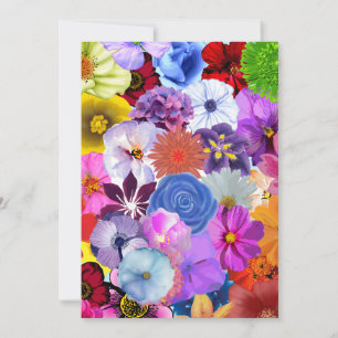 Wildflower Bridal Shower Invitation Template, Edit