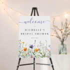 Wildflower Bridal Shower Welcome Sign