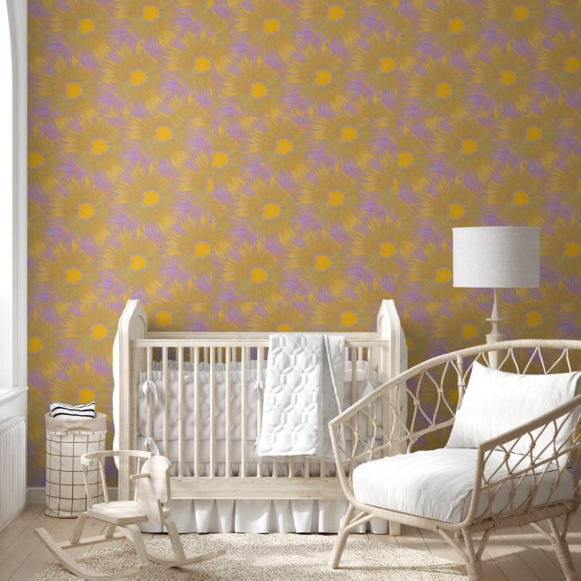 Wildflower Burst 1 Fleece Blanket Wallpaper (Kids)
