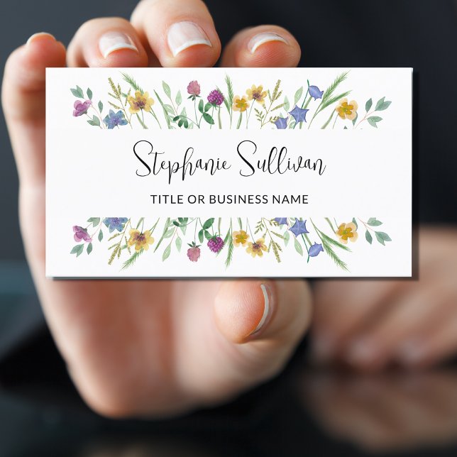Wildflower  business card (Creator Uploaded)