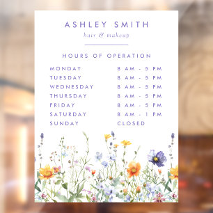 Wildflower Business Hours