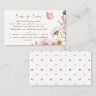 Wildflower Butterfly Books For Baby Enclosure Card