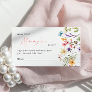 Wildflower Butterfly How Big is Mummy’s belly Enclosure Card
