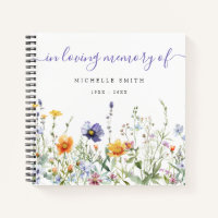 Wildflower Celebration of Life Guest Book