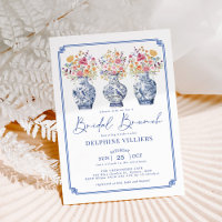 Wildflower Chinoiserie Porcelain Bridal Brunch