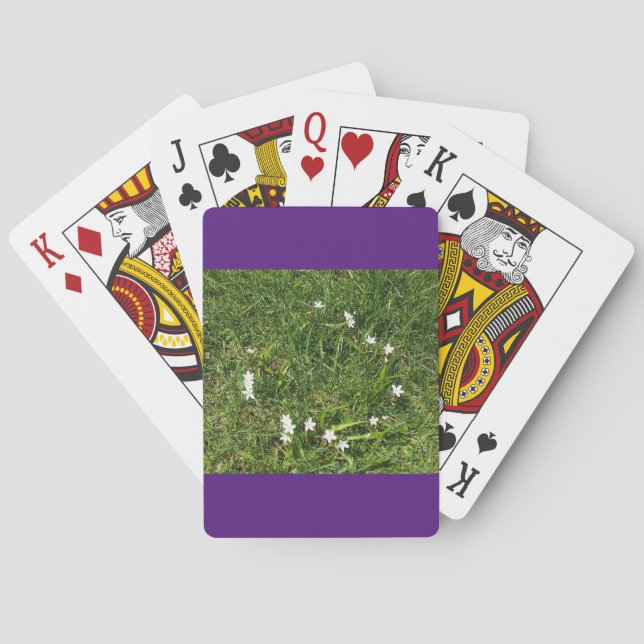 Wildflower Circle  Playing Cards (Back)