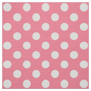 WILDFLOWER - Classic Polka Dots on Valentine Pink Fabric
