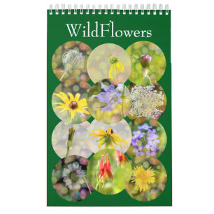 Wildflower Close-Up Portrait Photography Calendar