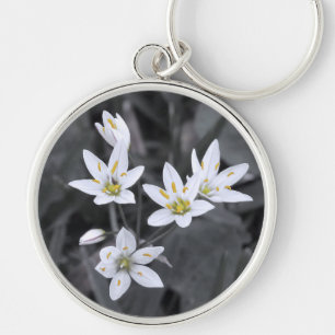 Wildflower Cluster Hint of Colour Photo Key Chains