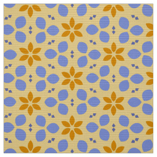 WILDFLOWER - Cute Botanical Flowers Yellow Floral Fabric