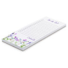 Wildflower Delicate Purple Floral To Do List