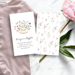 Wildflower Diaper Raffle Card