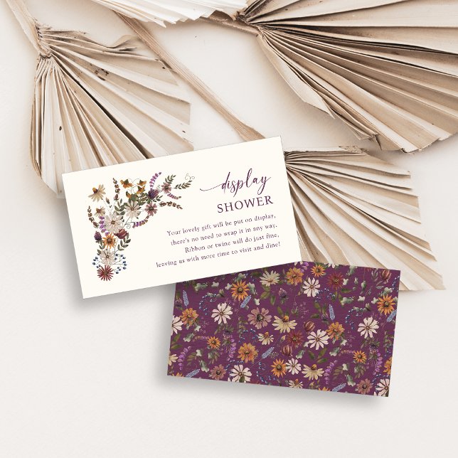 Wildflower Display Shower Card (Wildflower Display Shower Card
)