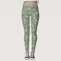 Wildflower Dusty Sage Floral Green