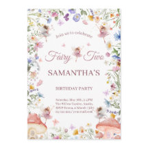 Wildflower Fairy Garden 2nd Birthday Party