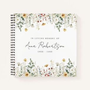 Wildflower Field Memorial Service Guest Book