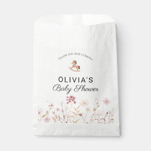 Wildflower Floral Boho Thank You Souvenir Gift Favour Bag