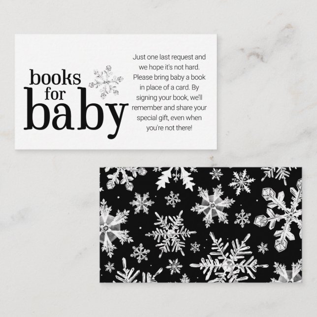 Wildflower Floral Books for Baby Card (Front/Back)