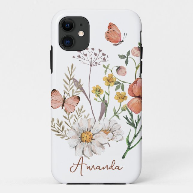 Wildflower Floral Case-Mate iPhone Case (Back)