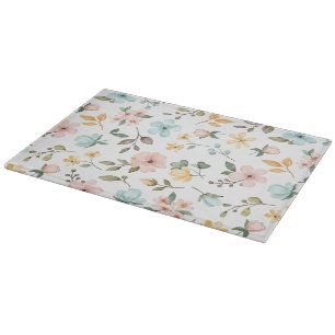 Wildflower Floral  Cutting Board