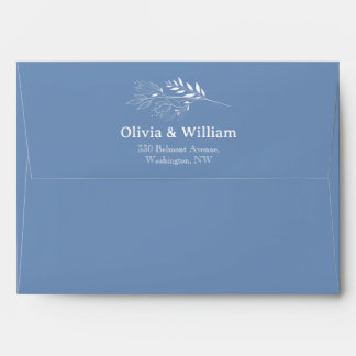 Wildflower Floral Elegant Wedding Envelope