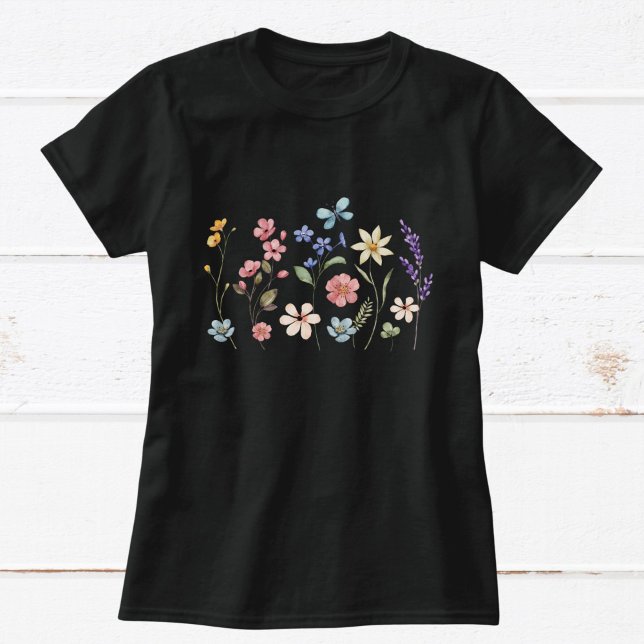 Wildflower Floral Mother's Day Botanical T-Shirt (Creator Uploaded)