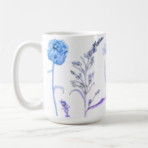 Wildflower Floral Mug: Botanical Coffee Cup