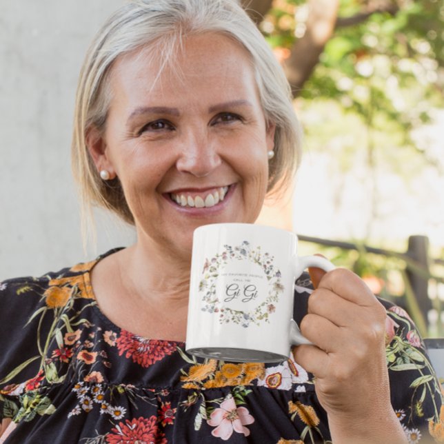 Wildflower Floral | My Favourite People Call Me  Coffee Mug (Creator Uploaded)