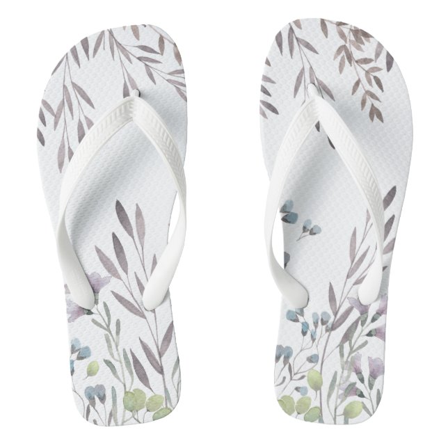 Wildflower Floral Thongs (Footbed)