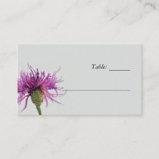 Wildflower Floral Wedding Place Card