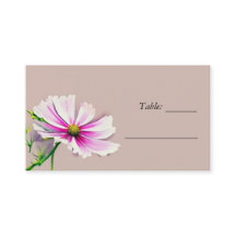 Wildflower Floral Wedding Place Card