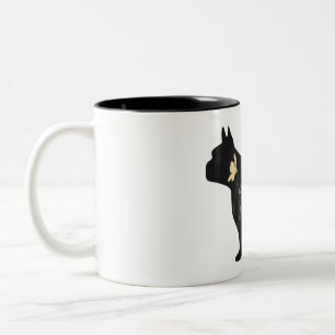 Wildflower French Bulldog Two-Tone Coffee Mug