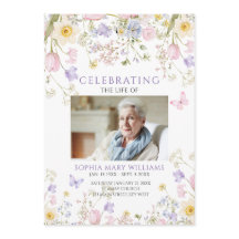 Wildflower Funeral Order of Service