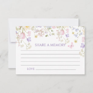 Wildflower Funeral Share a Memory Card