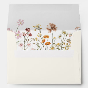 Wildflower Garden Bridal Shower In Bloom Envelope