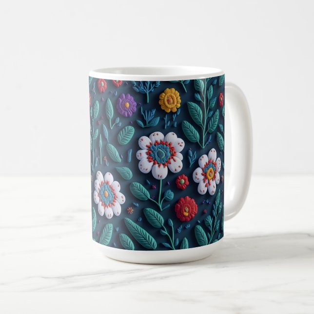 Wildflower Garden Coffee Mug (Front Right)