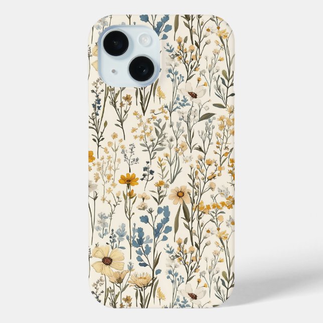 Wildflower Garden Floral Case-Mate iPhone Case (Back)