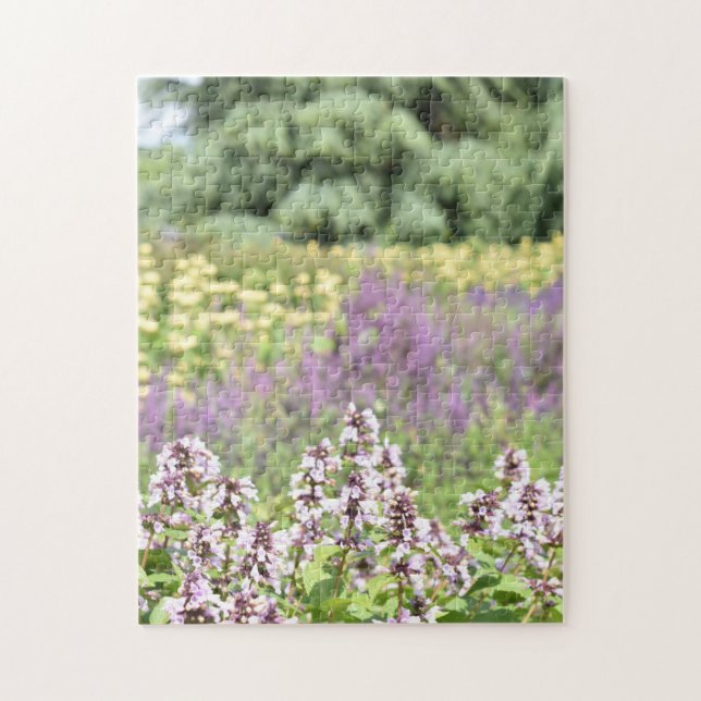 Wildflower Garden Kew Gardens London UK Jigsaw Puzzle (Vertical)