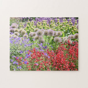 Wildflower Garden Kew Gardens London UK Jigsaw Puzzle
