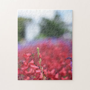 Wildflower Garden Kew Gardens London UK Jigsaw Puzzle