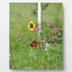 wildflower garden plaque