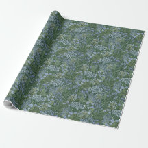 Wildflower Garden Tapestry Blue Green