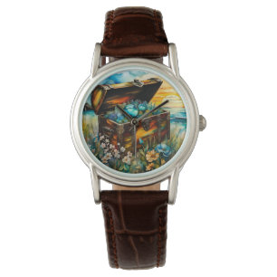 Wildflower Garden Treasure Chest Watch