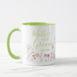 Wildflower Garden Watercolor Mother of the Groom Mug