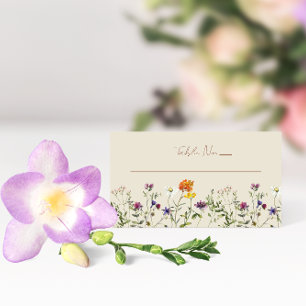 Wildflower Garden Wedding Place Cards