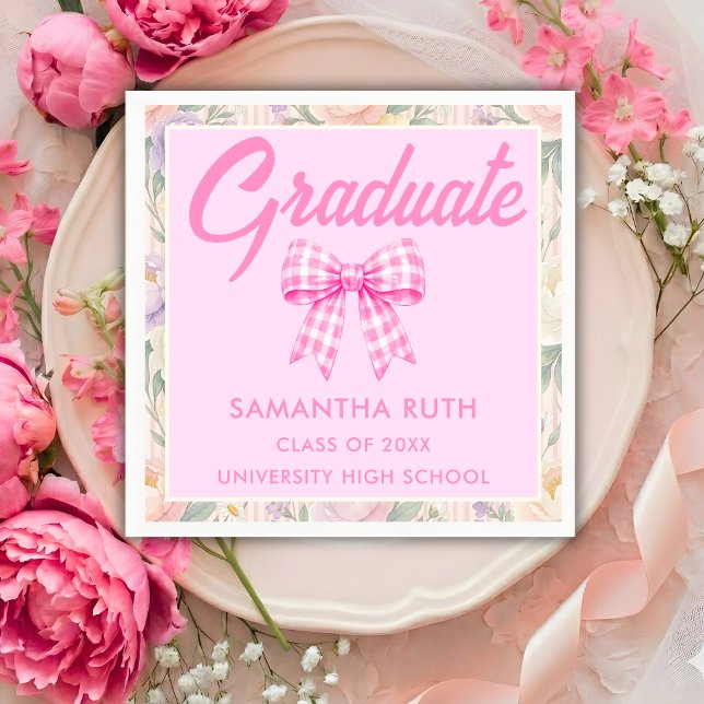 Wildflower Graduation Napkin (Creator Uploaded)